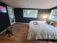 The Groundskeeper's Cabin: A peaceful retreat with all the amenities of home.