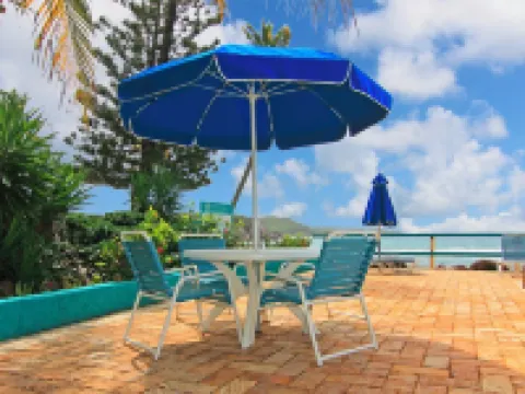 Prime Oceanfront, Remodeled St. Thomas 2BR/2BA Condo-Poolside, W/D, & Dining Hotels in Southside