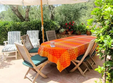Typical Spanish Masia (country house) of natural stone with private garden and pool