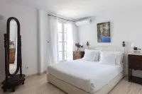 Villa with Private Infinity Pool, Steps from Elia Beach - 4-Star