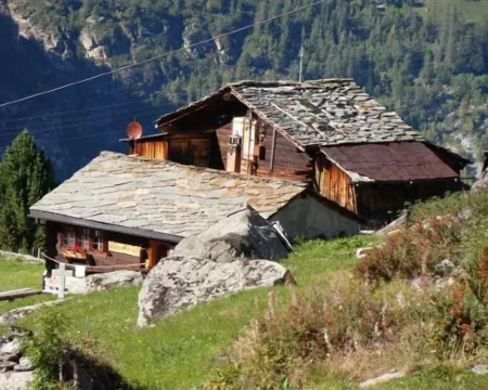 Comfortable wooden chalet in a location with pristine view in the mountains Hotels in Grachen