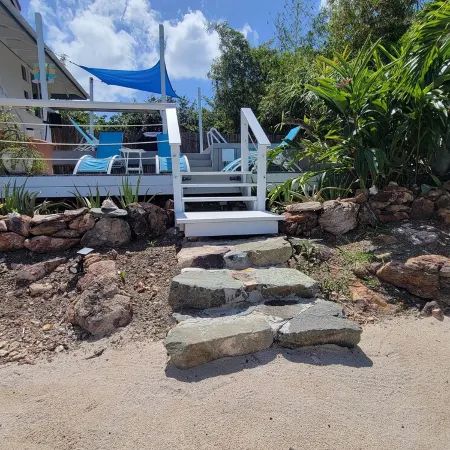Pet friendly. Kayak, paddle board, snorkel, or hike to the beach.