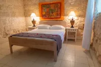 Beachfront 1 bedroom apartment with two terraces facing the Caribbean Sea