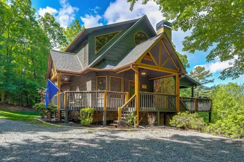 Family Friendly: Hot Tub Haven in Mineral Bluff! - 3-Star