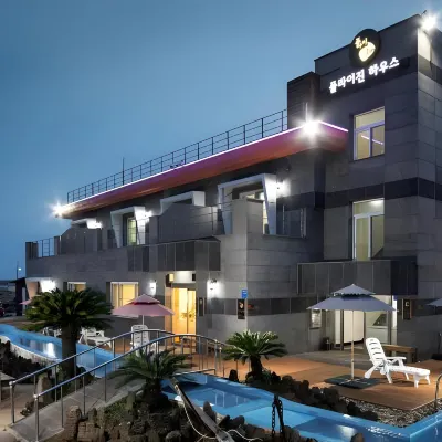濟州島飛進之家民宿 月汀海灘（Woljeong Beach）附近的飯店