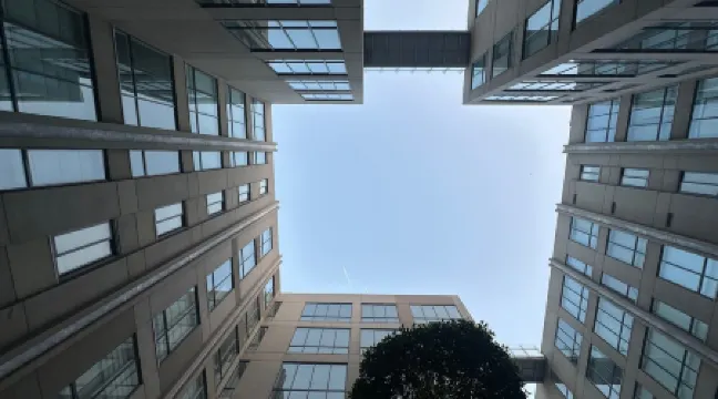 Stunning Courtyard View from 2-Bedroom Apartment on 6th floor