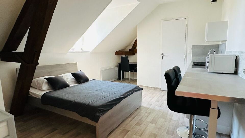 Quiet Studio 11 with Wifi and Parking Troyes