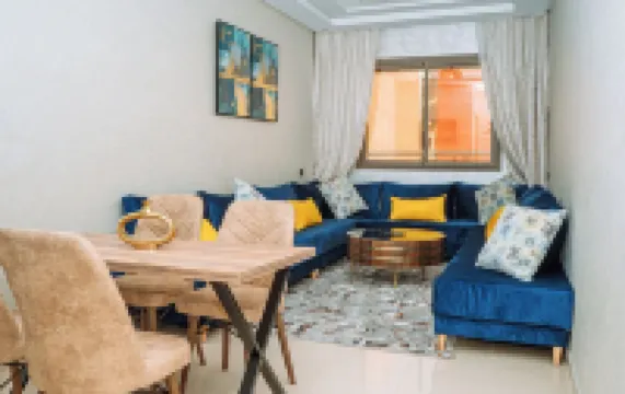 luxurious family-friendly apartment in Agadir with WiFi & 8 min from the beach
