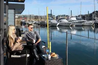 Oyster floating pod in St Helier Marina