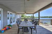 House w/ Dock + Slide Situated on Lake Sinclair! - 3-Star