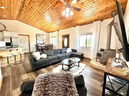 The Sunflower Cabin - Pets, Continuous hot water, Traeger grill, Starlink, AC