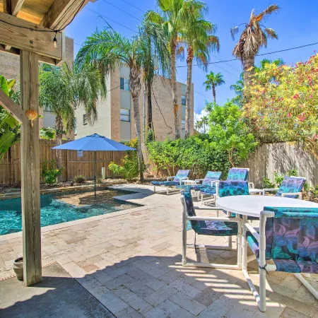 South Padre Home w/ Pool & Hot Tub: Walk to Beach!