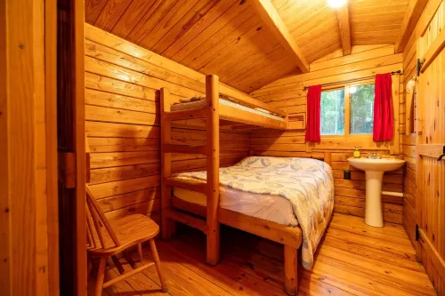 Adorable river front  cabin ,with hot tub on the River