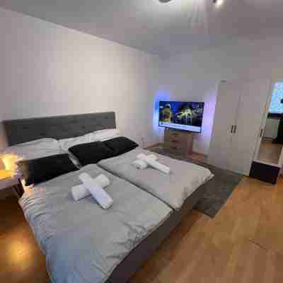 Cool Apartment- Lounge- Bedroom & Bathroom Rooms