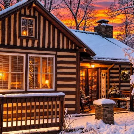 Old World Swiss Cabin Nestled In Woods Ancient Lore & Neyland Stadium Close by