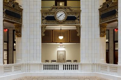 ロビーラウンジ アロフト デトロイト アット ザ デイビッド ホイットニーの写真