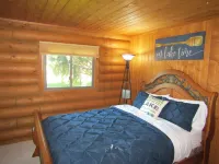 Lake Winnebago waterfront 3 bedroom Log home on a private lot with a great view!