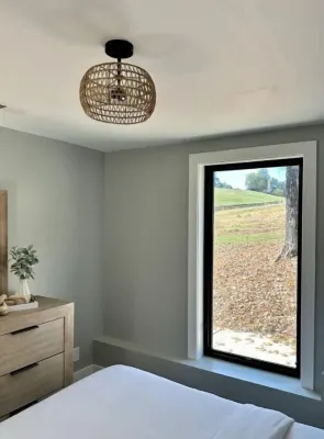 Cottage offering Luxury & Privacy on 80 acres with stocked pond.