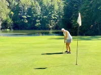 Luxury Retreat Overlooking the 11th Tee at Whitepath Golf Course in Ellijay