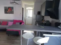 Magnificent T3 garden apartment 250 m from the beach and center