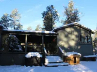 Green Elk Retreat Cabin, Cozy Cabin - large side yard with wildlife Hotels in Pine