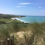 Holiday home "Au grand large" with sea view, within walking distance of the beach
