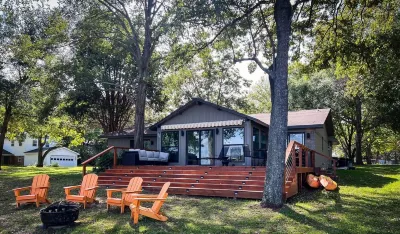 Completely Renovated Open Waterfront Sunrise View Midcentury-Modern Private Home