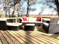 Cozy Country Cottage is family friendly, small taste of country close to town.