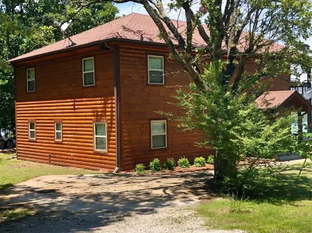 Spectacular Lake View, Luxury Cabin provides the perfect gathering place.