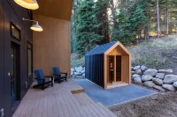 Modern Luxe Cabin w/ Sauna, Hot Tub, and Lake Views