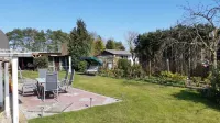 Vacation on the Baltic Sea surrounded by greenery