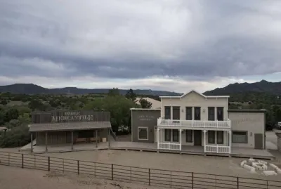 “The Mercantile” is a farmhouse style home on Morning Line Ranch.