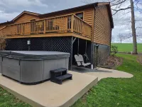 Cozy Cabin with Hot Tub, Fire Pit, Game Room -Near Deep Creek Lake