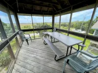 Expansive Marsh Views and Rustic Charm - Enchanting Cottage Retreat