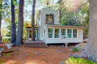 Lakefront Studio in the Trees with Gorgeous Views, Balcony, & Shared Canoe Hotels near University of Maine at Augusta