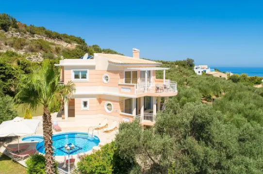 Villa Asimenia Large Private Pool Sea Views A C Wifi Eco-Friendly - 2388