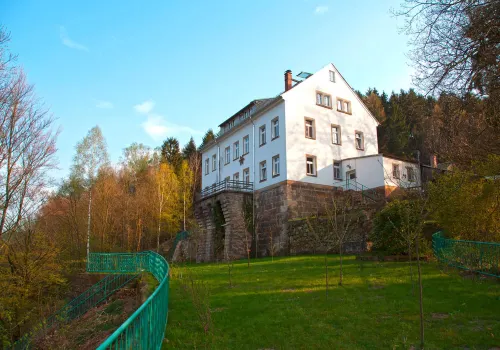 Die Burg Schöna - in a National Park