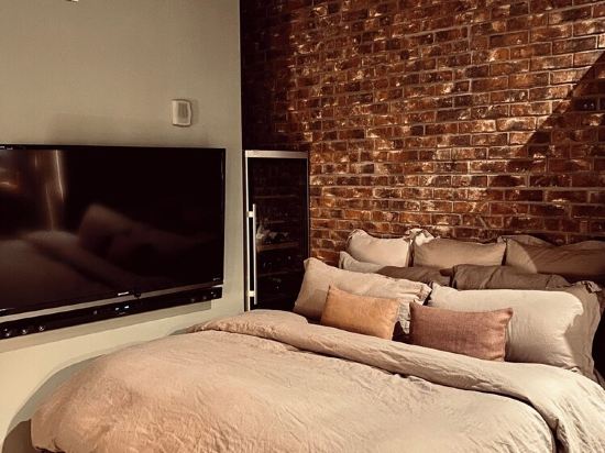 Fort Point Corner of Windows brick & beam loft