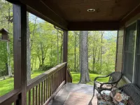 Cabin on topof the mountain great views hot tub game room and more!