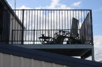 private Modern  studio apartment  with ocean views, balcony and Boat parking