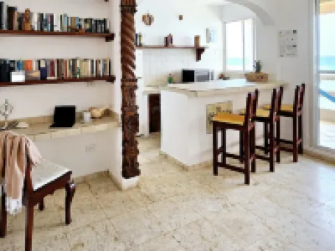 Penthouse-Balcony w Hammock, Direct Ocean View, Half Moon Bay, Akumal Hotels in Akumal