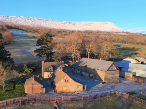 White Haywood Barn