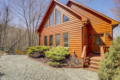 Deck and Scenic Views Beech Mtn Group Getaway - Wifi