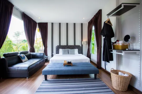 ห้องกระท่อมสไตล์โมเดิร์น