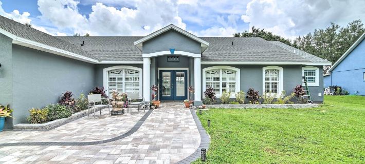 Florida Family Home w/ Dock on Saw Mill Lake! Отели в г. Клермонт
