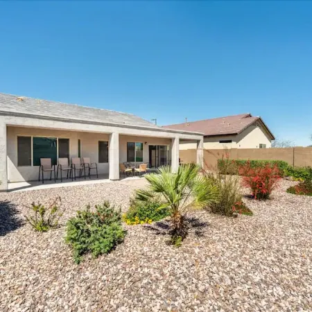 Amazing outdoor space! 5 minute walk to park with paved trails.