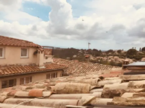 Under the roof in the center of Vence