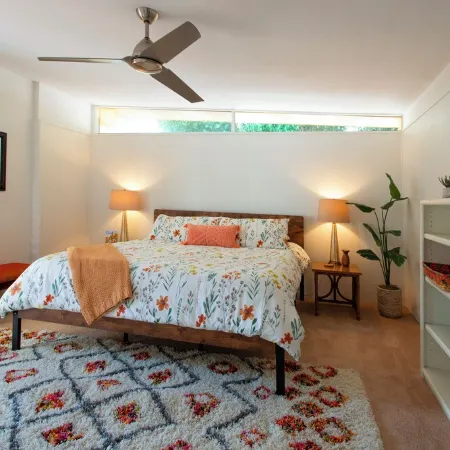 Boho desert ranch with private pool, 1M to pickleball