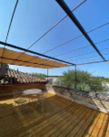 Apartment and rooftop with panoramic view