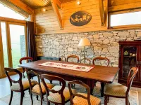 Chalet for up to 10 people with sauna nestled in the valley of 3 mountains